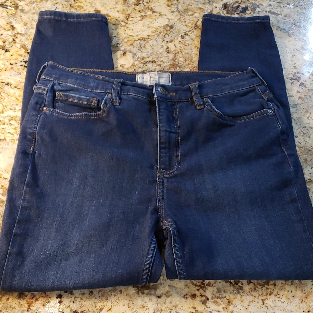Free People Distressed Skinny Jeans